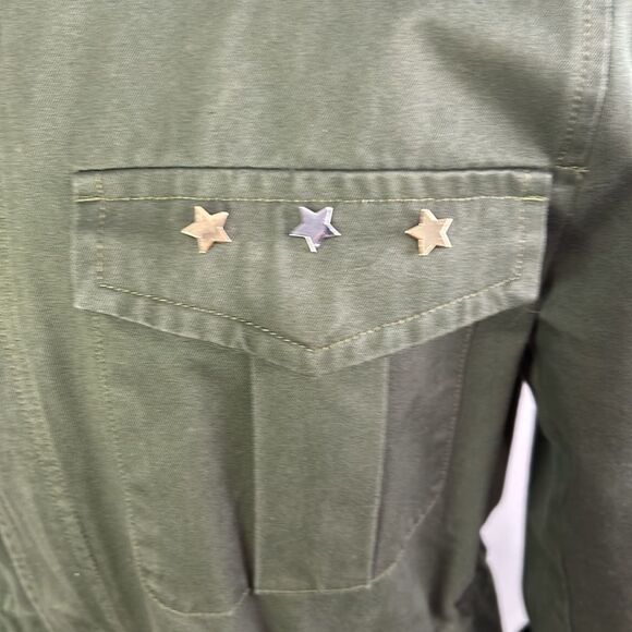 Zadig and Voltaire Olive With Skull Military Jacket - Picture 4 of 8